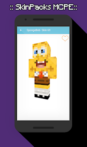 Imágen 15 SkinPacks Sponge for Minecraft android