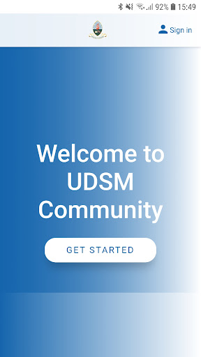 Android application UDSM Alumni screenshort