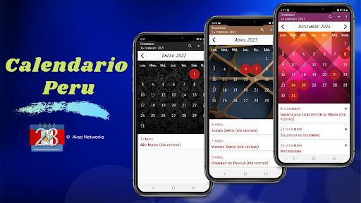 Android application Calendario Perú 2024 screenshort