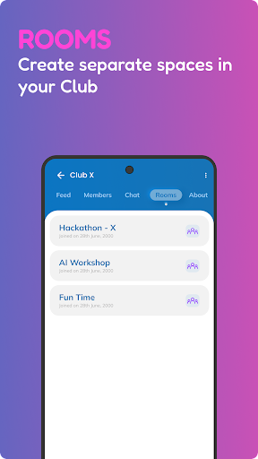 Tuft - Manage your Groups Screen 2