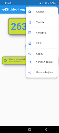 e-Kilit Mobil Anahtar screenshot 2
