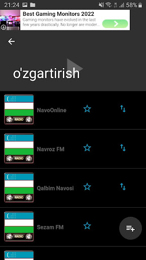 Ozbekiston radiolari Screen 3