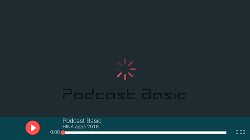 Android application Podcast Basic screenshort