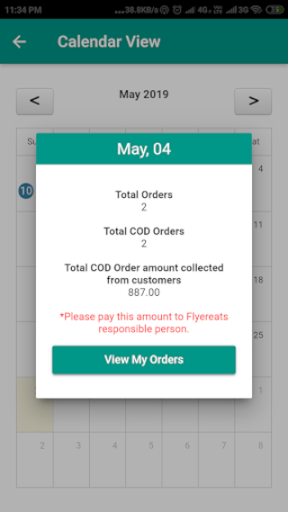 FLYER Eats - Driver App (PH) Screen 3