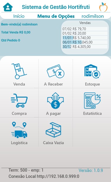 #8. RodInfo SysHorti (Android) Ved: RodInfo - Consultoria em Tecnologia da Informação