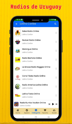 Radios online de Uruguay Screen 3