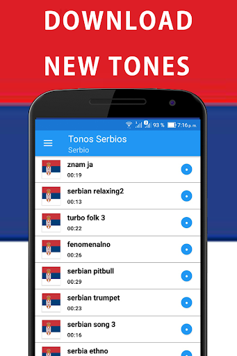 Android application Ringtones Serbs screenshort