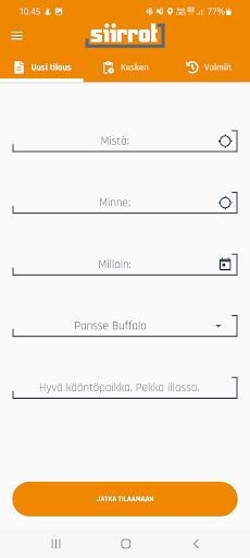 Android application Siirrot Move screenshort