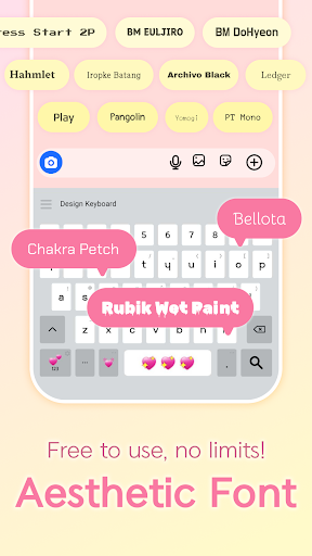 Screenshot of Design Keyboard - Fonts, Emoji