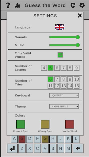 WordGuessr Word Guesser Screen 2