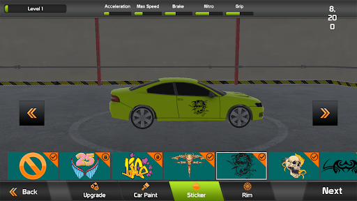 Android application Crazy Traffic Racing screenshort