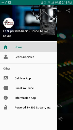 La Super Web Radio Screen 2