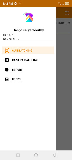 Batching Process Screen 3