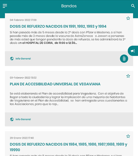 Vegaviana Informa Screen 3