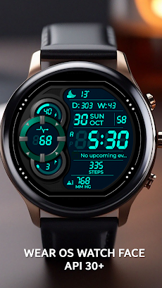 Chester G-Style LCD watch faceのおすすめ画像1