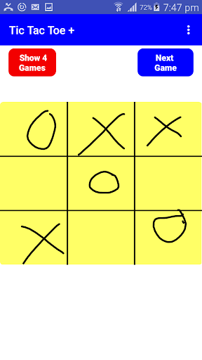 Tic Tac Toe / Tic Tac Draw Screen 3