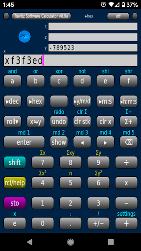 Ravitz Software Calculator Screen 2