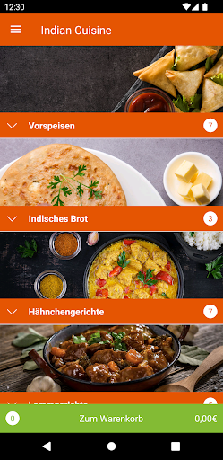 Indian Cuisine Screen 2
