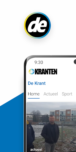 Android application De Kranten screenshort