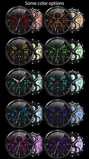 WFP 303 Futuristic watch face Screen 3