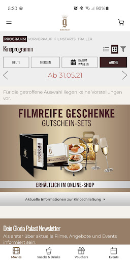 Android application Gloria Palast screenshort