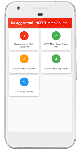 Android application RS Aggarwal 12th Math Solution screenshort