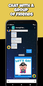 Captura de Pantalla 3 AmongFriends - Chat para jugad android