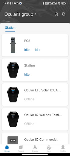 Android application Ocular Smart Home screenshort