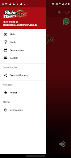 Android application Radio Clube JF screenshort
