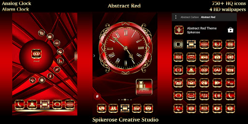 Abstract Red theme Screen 2