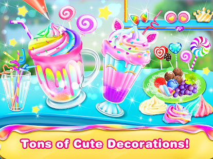 Ice Cream Milkshake Maker-Icy Dessert Sweet Games 1.7 APK screenshots 4