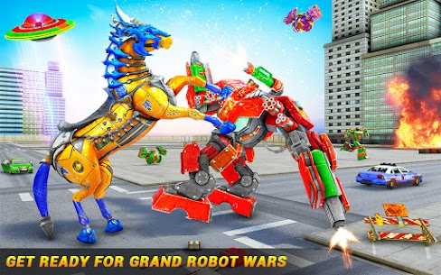 Horse Robot Car Game Apk – Space Robot Transform wars 2