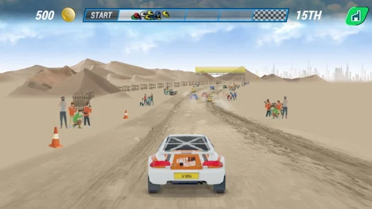 Car driver racing