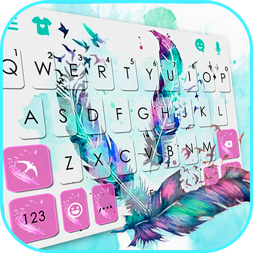 Dreamy Feathers Keyboard Theme 1.0 Icon