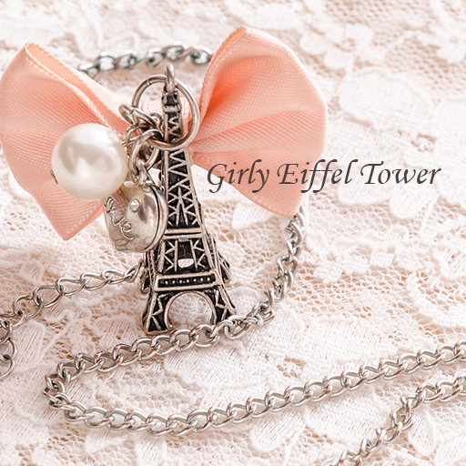 Cute Theme-Girly Eiffel Tower- logo