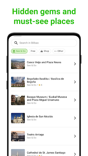 Bilbao Tour Guide:SmartGuide Screen 3