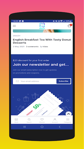 Android application Jbary screenshort