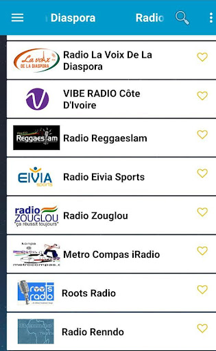 Android application Radio Ivory Coast screenshort