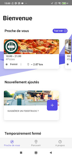 Android application Where is The Food screenshort