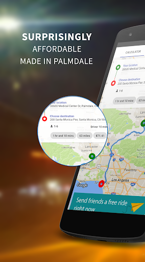 Android application Palmdale Taxi screenshort