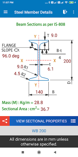 Indian Steel Sections Pro Screenshot 3 - AppWisp.com