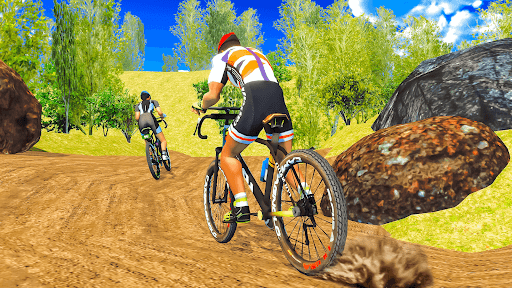 Android application Offroad Cycle Game BMX Racing screenshort