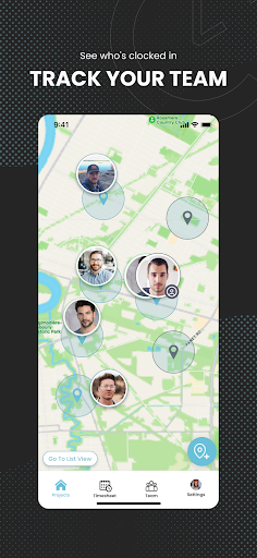 Screenshot of ConstructionClock Time Tracker