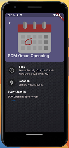 SCM Oman Screen 3