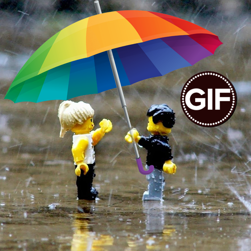 Rain GIF logo