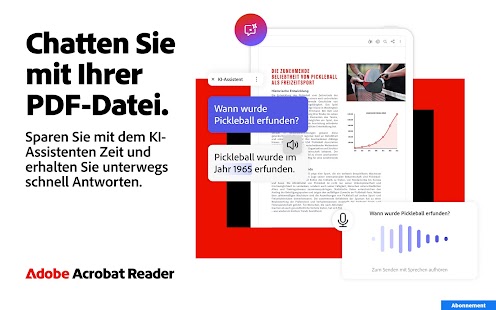 Adobe Acrobat Reader für PDF Screenshot