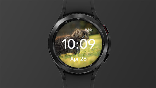 Interested Kitty - Watch Face screenshot 0