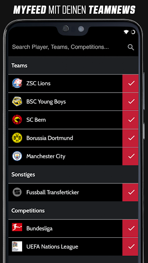 sport.ch: Live-Ticker, Video, Screen 3
