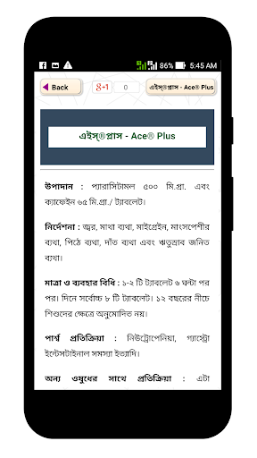 কোন রোগের কি ঔষধ স্কয়ার ওষুধ