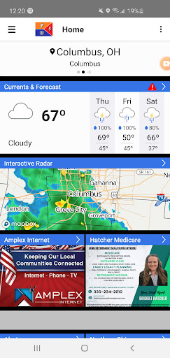 Android application Ohio News & Weather screenshort